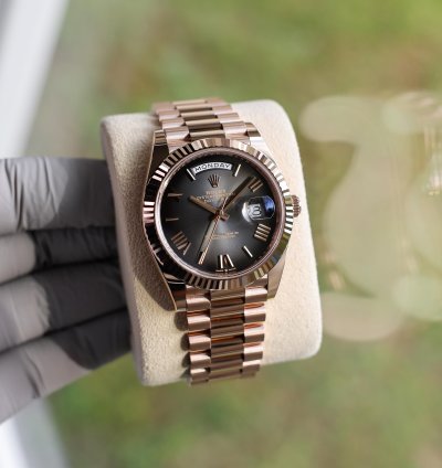 Rolex Day-date 40 New 2025 228235 Slate Ombre President Rose Gold