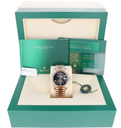Rolex Day-date 40 New 2025 228235 Slate Ombre President Rose Gold