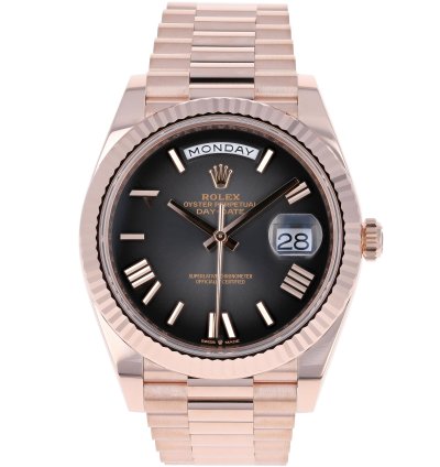 Rolex Day-date 40 New 2025 228235 Slate Ombre President Rose Gold