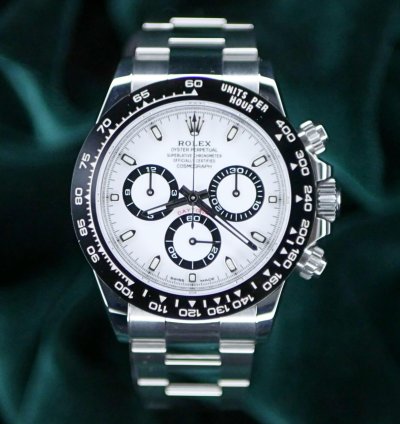 Rolex Daytona Mint Complete Set Daytona Chronograph Panda White Dial Black Bezel Steel 116500ln