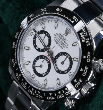 Rolex Daytona Mint Complete Set Daytona Chronograph Panda White Dial Black Bezel Steel 116500ln