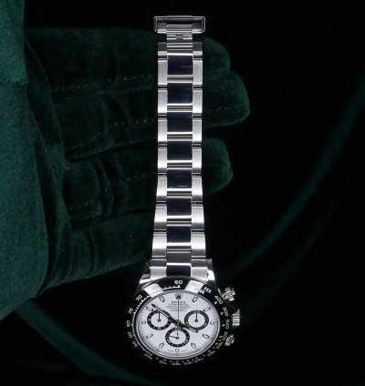 Rolex Daytona Mint Complete Set Daytona Chronograph Panda White Dial Black Bezel Steel 116500ln