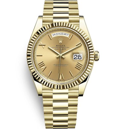 Rolex Day-date 40 New 2025 228238 Champagne Roman President Yellow Gold