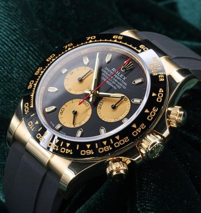 Rolex Daytona Mint Complete Set Daytona Cosmograph Paul Newman Black Yellow Gold 116518ln