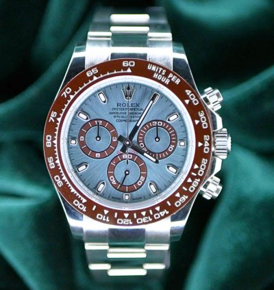 Rolex Daytona Mint Complete Set Daytona Cosmograph Platona Glacier Blue Dial Platinum 116506