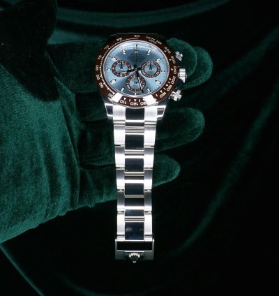 Rolex Daytona Mint Complete Set Daytona Cosmograph Platona Glacier Blue Dial Platinum 116506