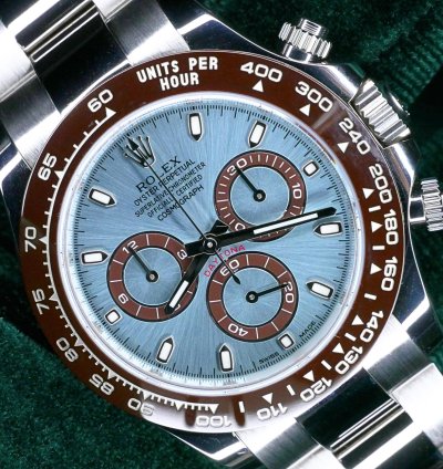 Rolex Daytona Mint Complete Set Daytona Cosmograph Platona Glacier Blue Dial Platinum 116506