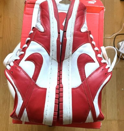 100 Original Nike Dunk Sp Low University Red St John Bred