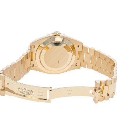 Rolex Day-date 40 New 2025 228238 White Roman President Yellow Gold