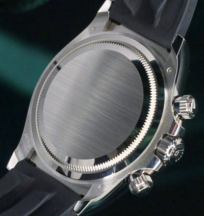 Rolex Daytona Mint Complete Set Daytona Ghost Silver Dial Ceramic Bezel Black Rubber Strap 126519ln-0006