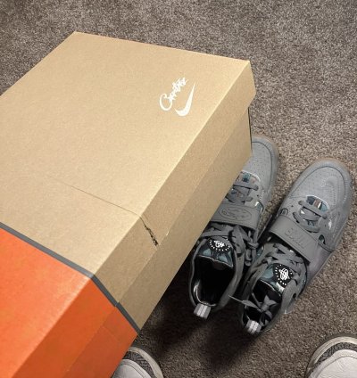 Gully Grey Corteiz Nike Air Trainer Huarache