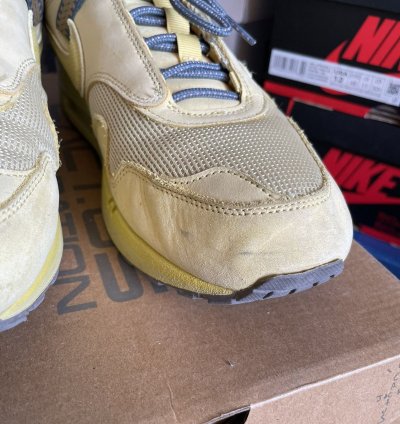 100 Original Nike Travis Scott Air Max 1 Cactus Saturn Gold