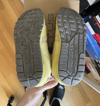100 Original Nike Travis Scott Air Max 1 Cactus Saturn Gold