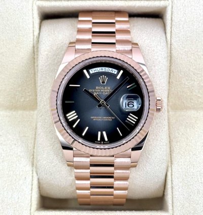 Rolex Day-date 40 New 2025 Day-date 40mm 228235 Presidential 18kt Yellow Gold Slate Ombre Dial