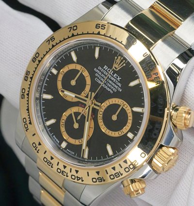 Rolex Daytona Mint Complete Set Daytona Two-tone 40mm Black Dial Yellow Gold Stainless Steel 126503