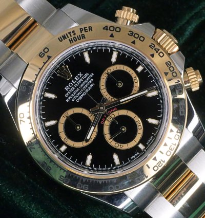 Rolex Daytona Mint Complete Set Daytona Two-tone 40mm Black Dial Yellow Gold Stainless Steel 126503