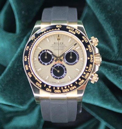 Rolex Daytona Mint Complete Set Daytona Yml Pikachu Champagne Dial Gold Ceramic 126518ln-0011