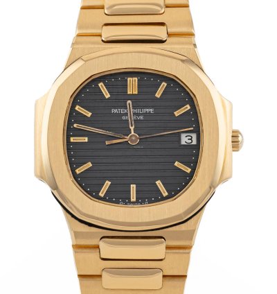 Patek Philippe Nautilus Gold 18k 33mm Ref 3900 001 Full Set 1987