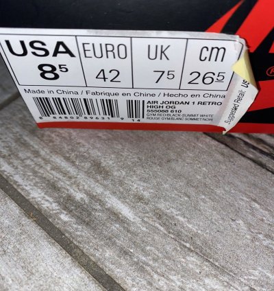 Jordan 1 Bred Toe