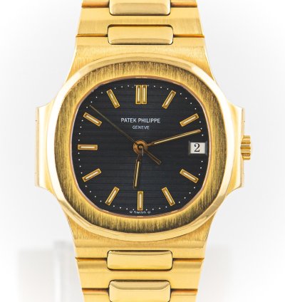 Patek Philippe Nautilus Gold 18k 37mm Ref 3800 001 Full Set