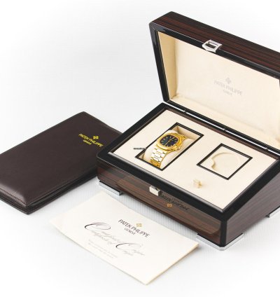 Patek Philippe Nautilus Gold 18k 37mm Ref 3800 001 Full Set