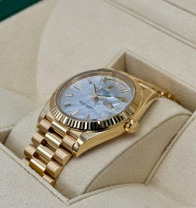 Rolex Day-date 40 New 2025 Day-date 40mm 228238 Mother Of Pearl Diamond Dial