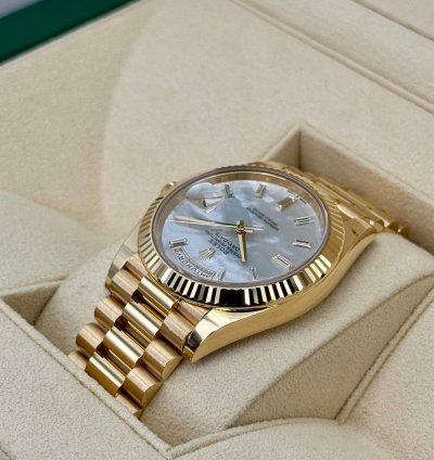 Rolex Day-date 40 New 2025 Day-date 40mm 228238 Mother Of Pearl Diamond Dial