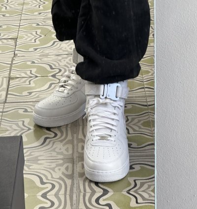 1017 Alyx 9sm Nike Air Force 1 High Rollercoaster Buckle