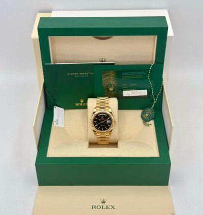 Rolex Day-date 40 New 2025 Day-date 40mm 228238 Presidential Black Dial