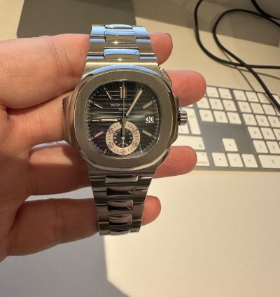 Patek Philippe Nautilus Great Condition Box Pusher And Archive Papers