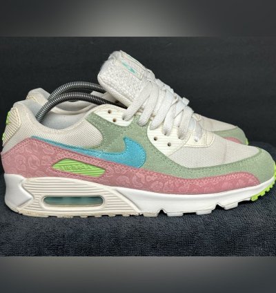 11 Women 9 5 Men Nike Air Max 90 Easter Leopard Pastel Shoes
