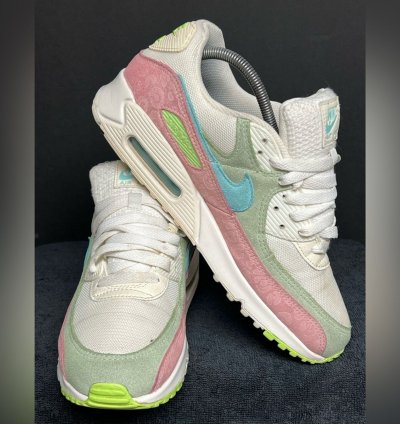 11 Women 9 5 Men Nike Air Max 90 Easter Leopard Pastel Shoes