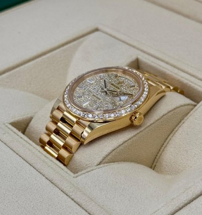 Rolex Day-date 40 New 2025 Day-date 40mm 228348rbr Diamond Paved Dial