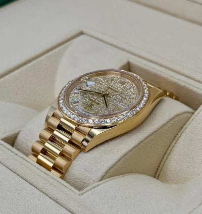 Rolex Day-date 40 New 2025 Day-date 40mm 228348rbr Diamond Paved Dial