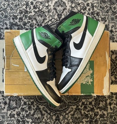 Jordan 1 Dmp Pack Celtics Pair Only Size 10 Clean