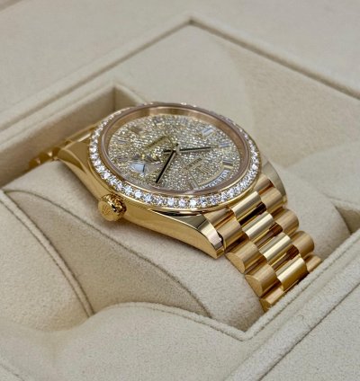 Rolex Day-date 40 New 2025 Day-date 40mm 228348rbr Diamond Paved Dial