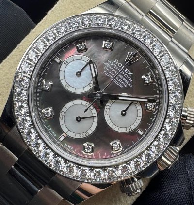 Rolex Daytona Mother Of Pearl Cosmograph Daytona Diamond Mother