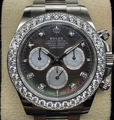 Rolex Daytona Mother Of Pearl Cosmograph Daytona Diamond Mother