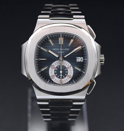 Patek Philippe Nautilus In Stock Nautilus Blue Dial Serviced 2022 Unworn Condition