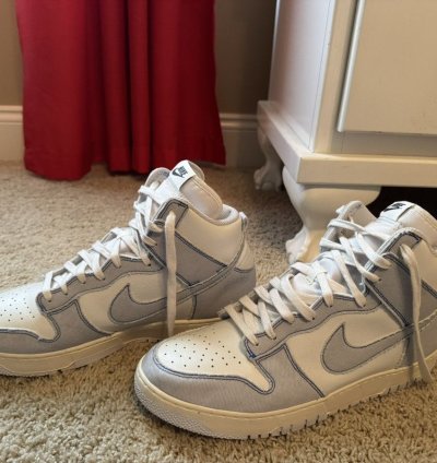 1984 Blue Denim Nike High Dunks