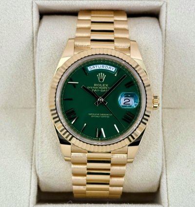 Rolex Day-date 40 New 2025 Rolex Day-date 40mm 228238 Presidential Green Dial