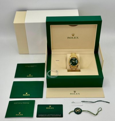 Rolex Day-date 40 New 2025 Rolex Day-date 40mm 228238 Presidential Green Dial