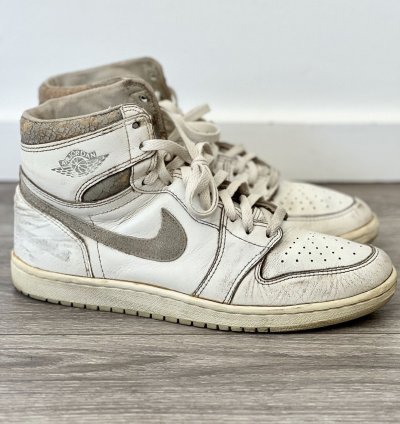 1985 Air Jordan 1 High Natural Grey Size Us 10 5