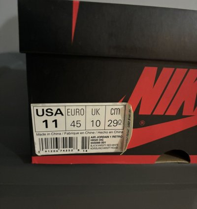 Jordan 1 High Og Bred Banned