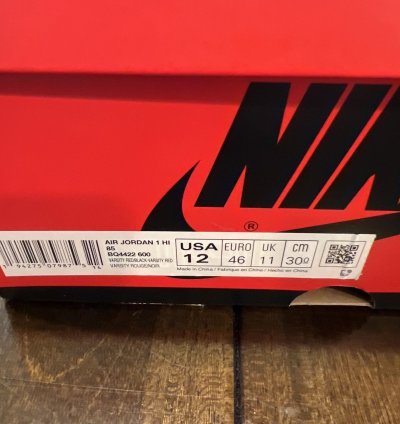 Jordan 1 High Og Varsity Red 85