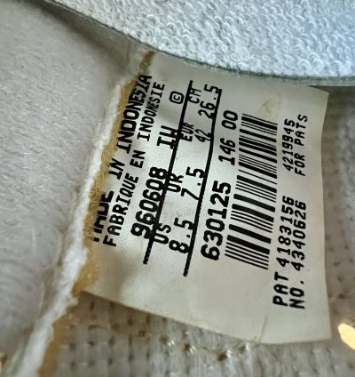 1996 Nike Air Force 1 Mid Sc Unc Jewel Rhino Us8 5