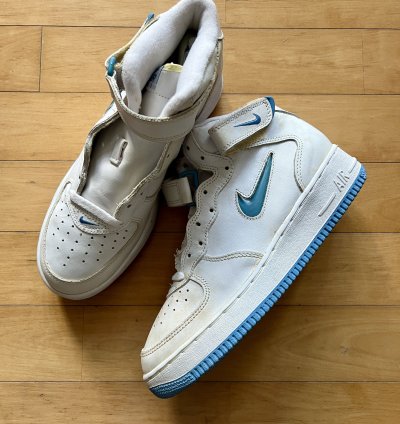 1996 Nike Air Force 1 Mid Sc Unc Jewel Rhino Us8 5