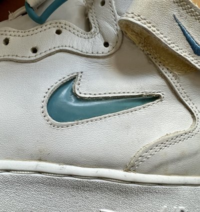 1996 Nike Air Force 1 Mid Sc Unc Jewel Rhino Us8 5