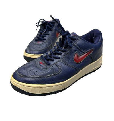 1997 Nike Air Force 1 Sc Midnight Navy Varsity Red Jewel