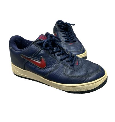 1997 Nike Air Force 1 Sc Midnight Navy Varsity Red Jewel